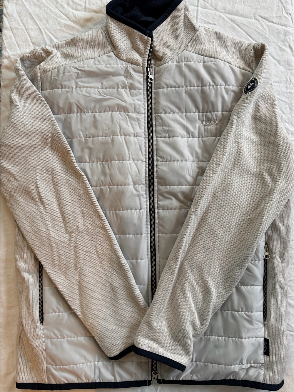 Holebrook - Veste Peder WP Light Gray Quilted Jacket